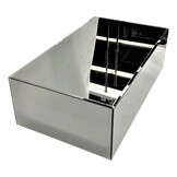 Salontafel Mirror Blocci  -  Zilver Rechthoek