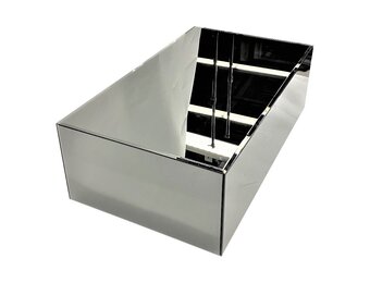 Salontafel Mirror Blocci -  Zilver Rechthoek