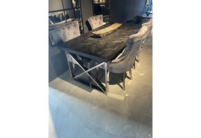 Eettafel Visgraat - Black Bonito rechthoek