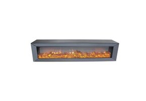 Tv-Meubel hangend blocci - Met Houtblok