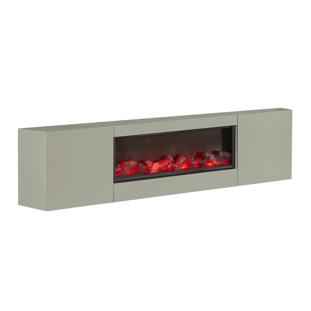 Tv Meubel Blocci MDF Sfeerhaard - Diverse Kleuren en Maten