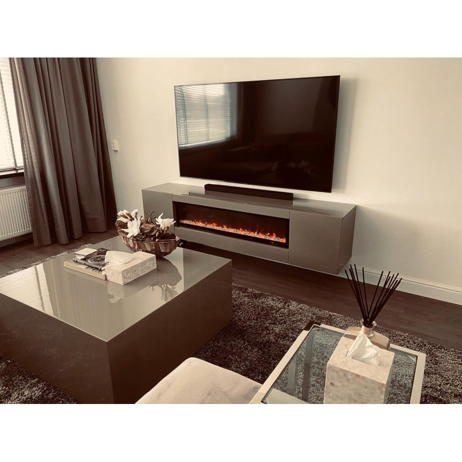 Tv Meubel Blocci MDF Sfeerhaard - Diverse Kleuren en Maten