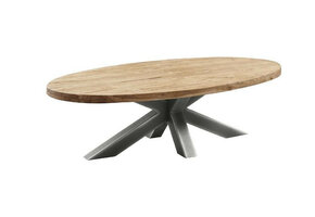 Salontafel OVAAL HOUT
