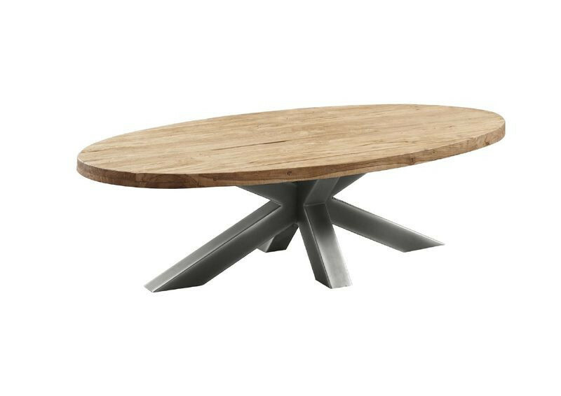 Salontafel OVAAL HOUT