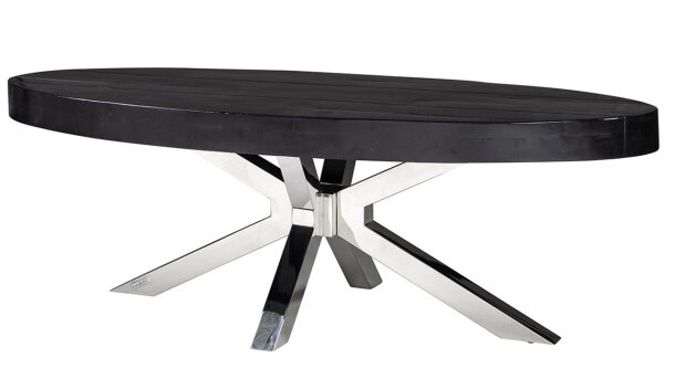 Eettafel OVAAL HOUT