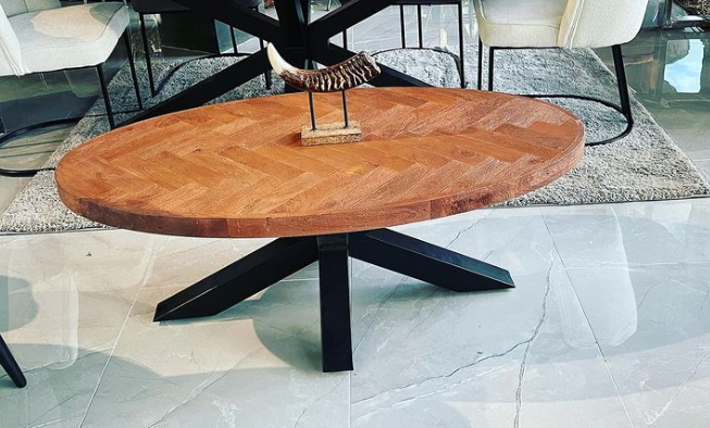 Salontafel OVAL WOOD