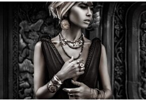 Plexiglas Schilderij  Afrikaanse vrouw