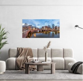 Plexiglas Schilderij  Amsterdam gracht