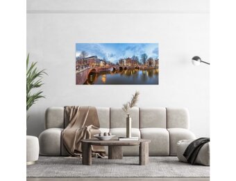 Plexiglas Schilderij  Amsterdam gracht