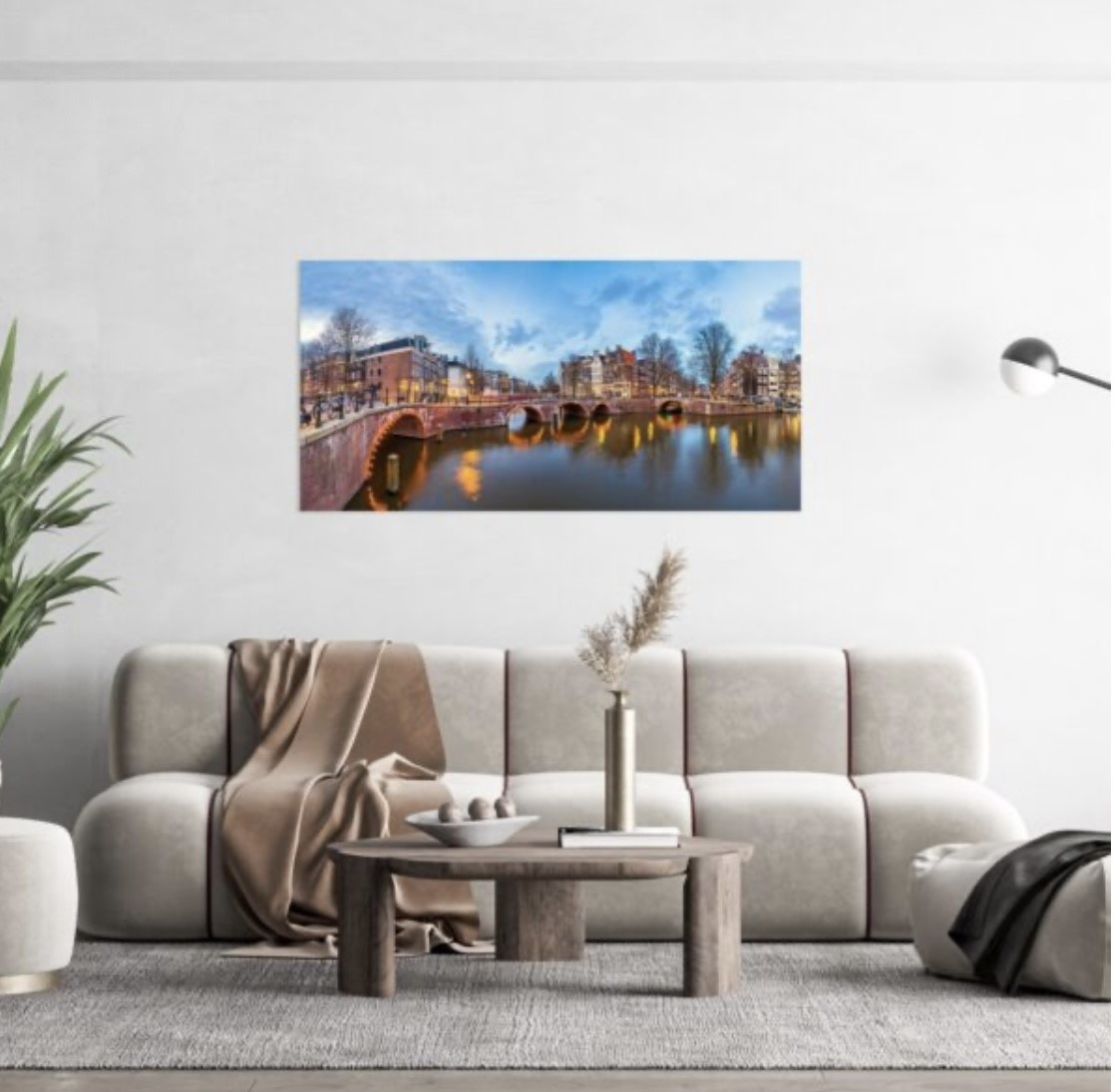 Plexiglas Schilderij  Amsterdam gracht