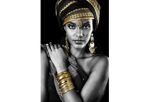 Plexiglas Schilderij Afrikaanse dame