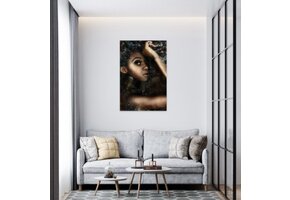 Plexiglas Schilderij Afrikaanse dame