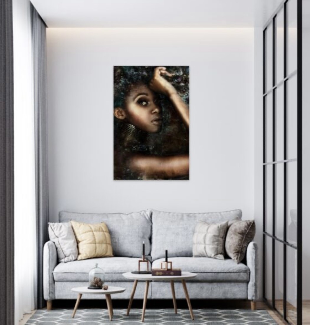 Plexiglas Schilderij Afrikaanse dame