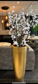 Goud vaas blossom