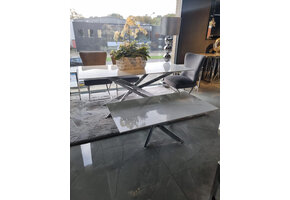 Marmer eettafel & salontafel