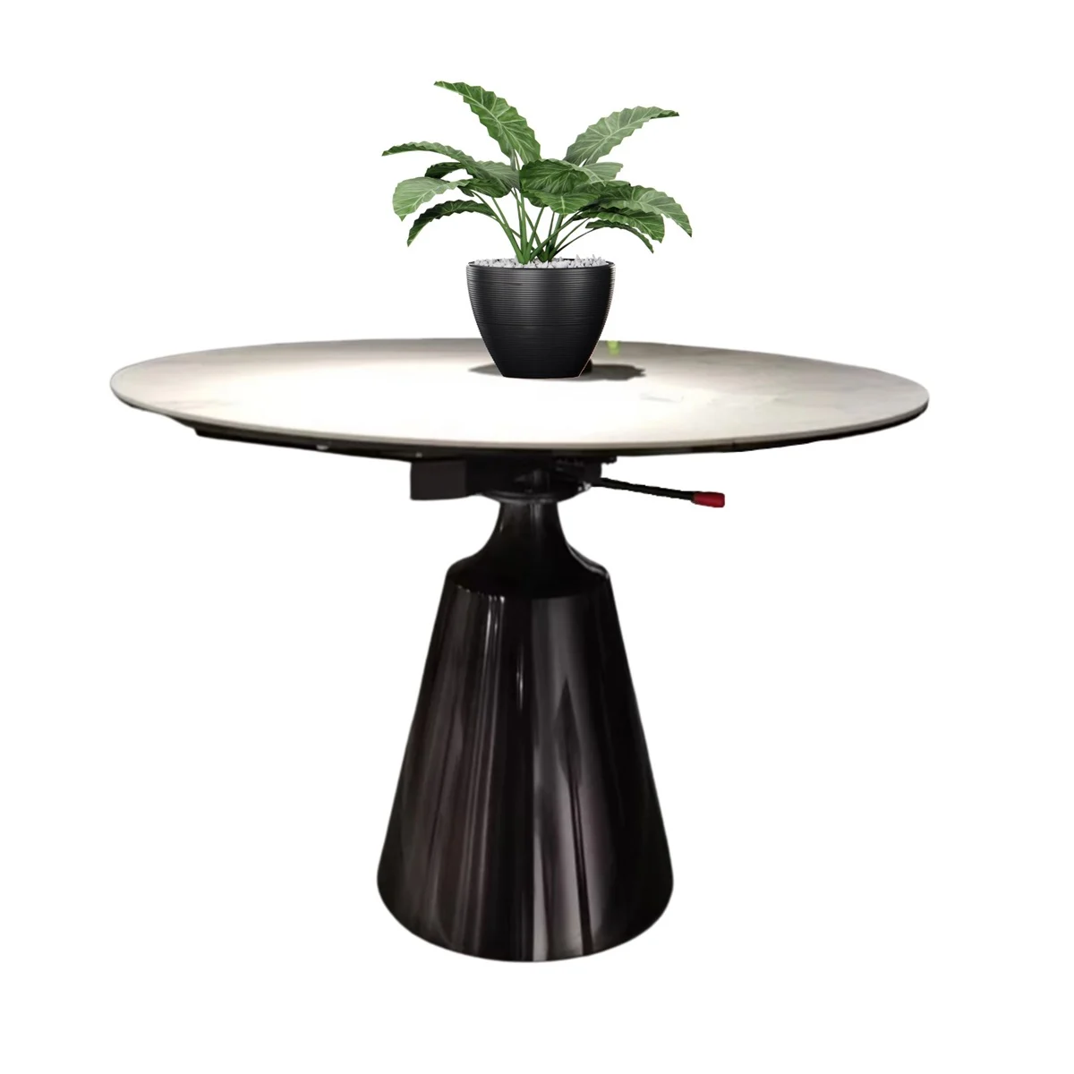 Uitschuifbare marmer eettafel