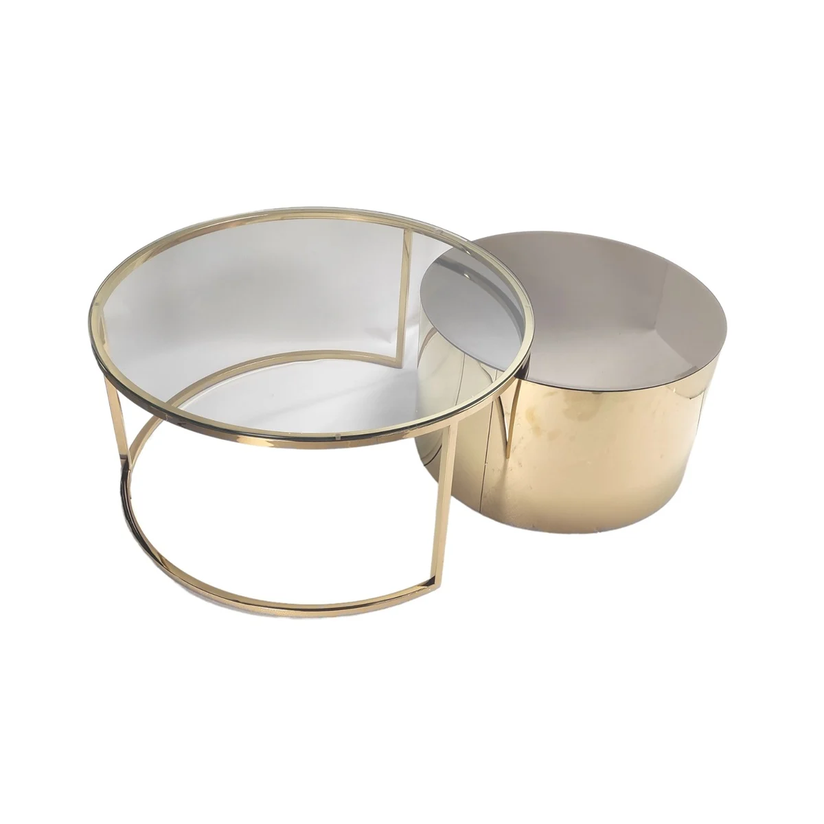 Salontafel Doblo set Fox messing