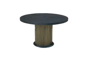 Black Bonito  eettafel rond