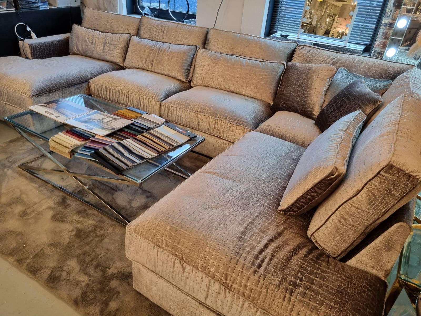 Coast croco u-bankstel taupe