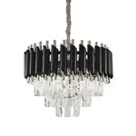 Hanglamp Pearl Chroom-Black