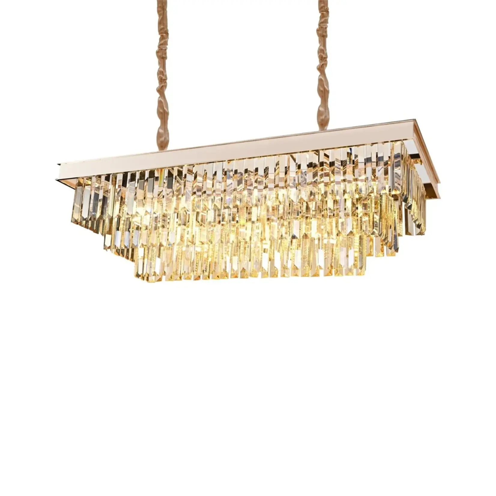 Hanglamp gold - Eric Kuster Style -vierkant