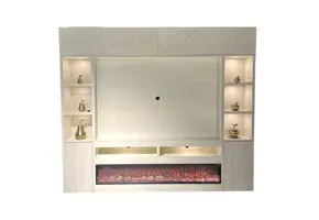 Veneer cinawall met haard