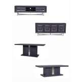 Black bonito compleet woonkamerset