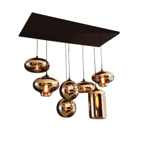 Hanglamp Knight - Zilver  7 mix lichts