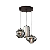 Hanglamp Knight - Goud 3 mix lichts