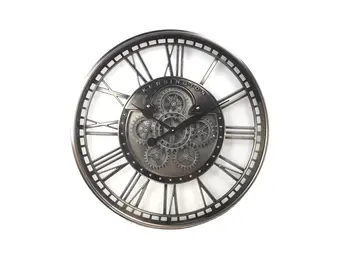 klok met draaiende tandwielen