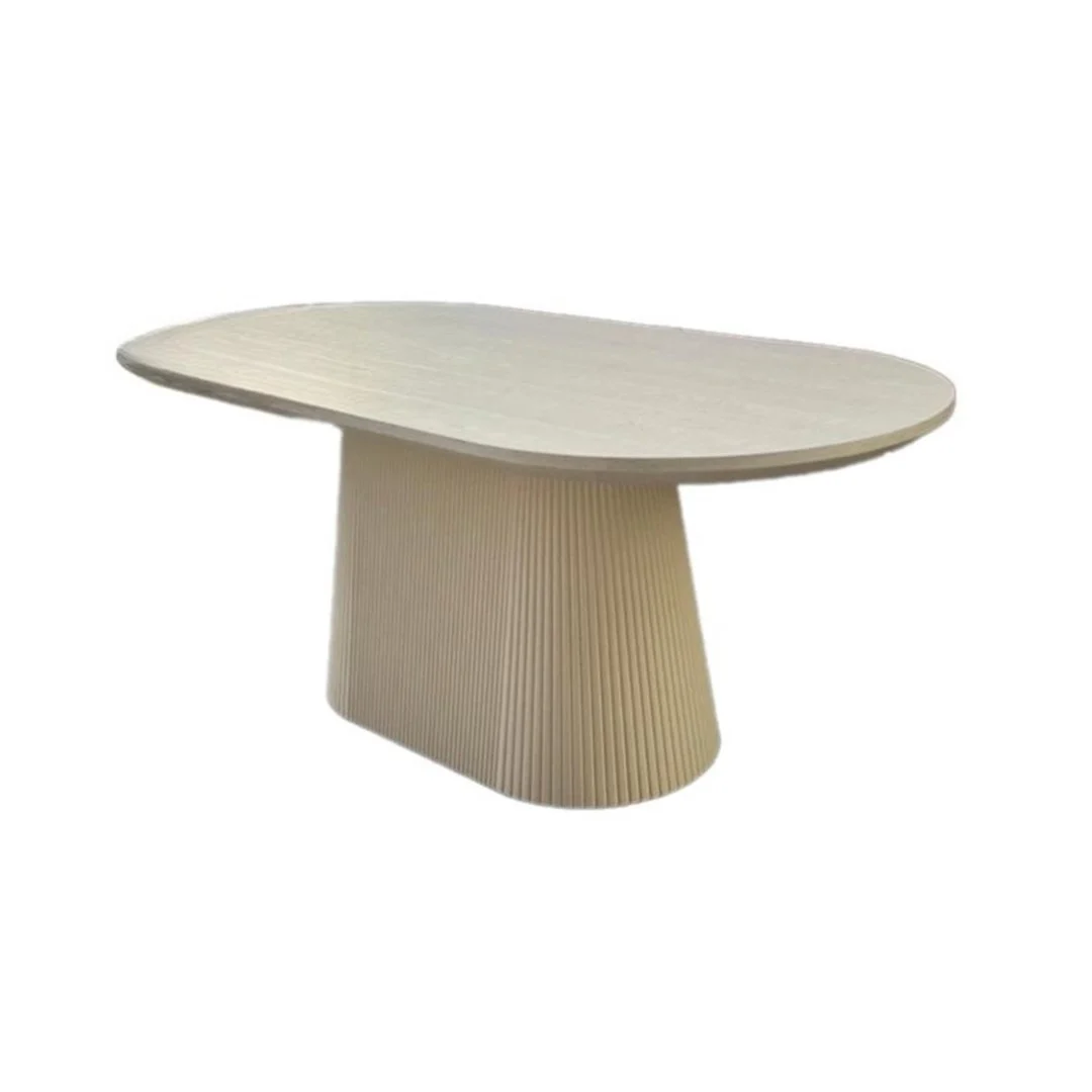 Fineer Eettafel Plain crème