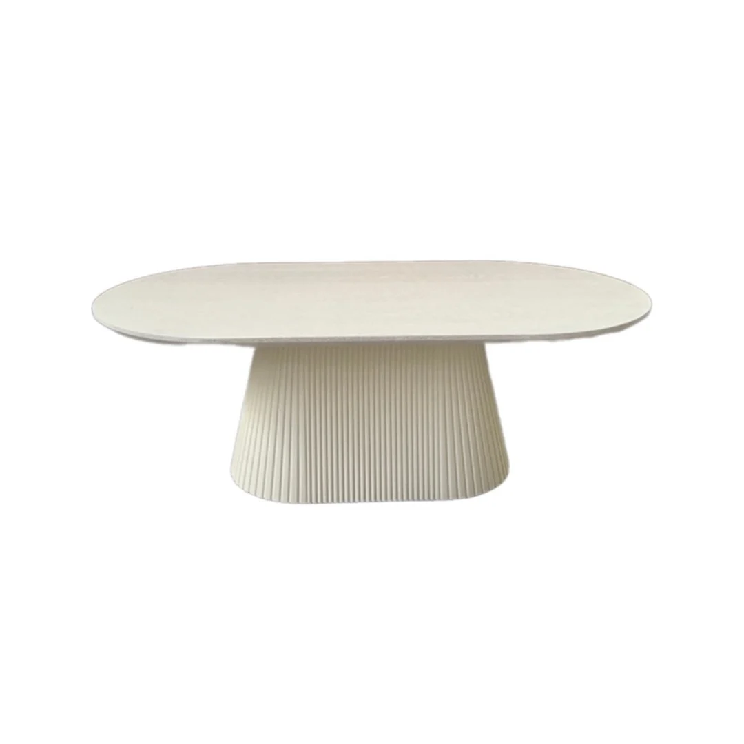 Fineer salontafel Plain crème