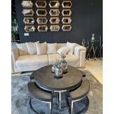 Salontafel Daisy 5 delig - Bonito  zilver