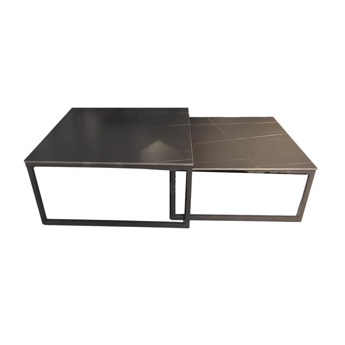 keramiek  salontafel zwart mamerlook