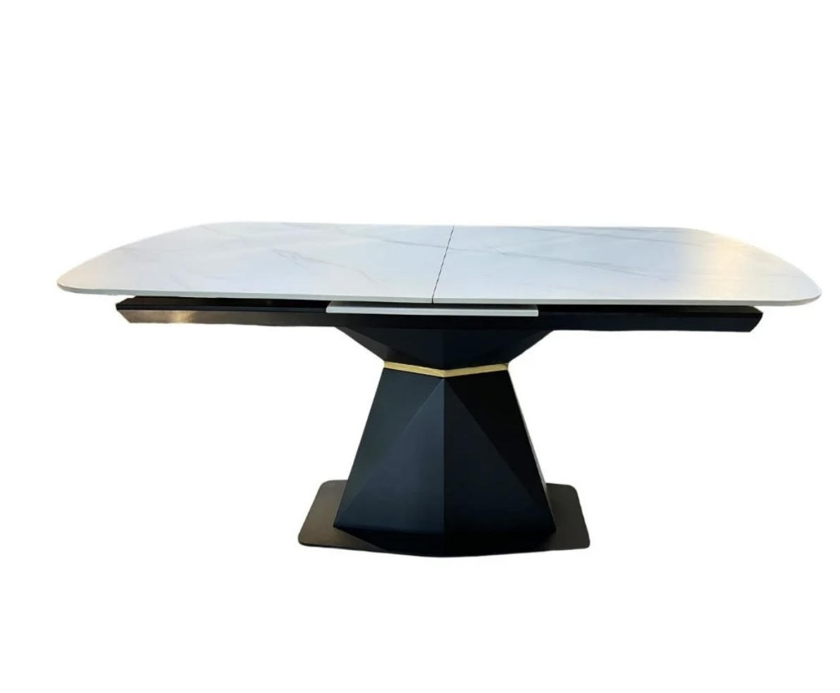 Keramische uitschuifbare Eettafel  met marmerlook