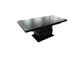 Keramische uitschuifbare eettafel en salontafel in één