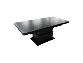 Keramische uitschuifbare eettafel en salontafel in één