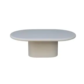 Japandi stijl organische salontafel wit