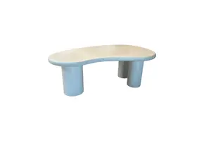 Japandi stijl organische salontafel wit