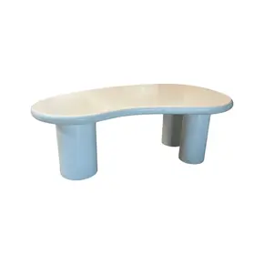 Japandi stijl organische salontafel wit