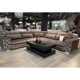 Victoria bankstel taupe bruin