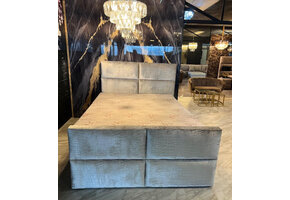 Venus  Croco Boxspring Taupe