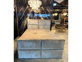 Venus Croco Boxspring Taupe