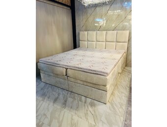 Teddy Boxspring  Wit Beige