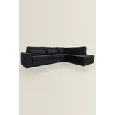 New bolton velvet hoekbank zwart