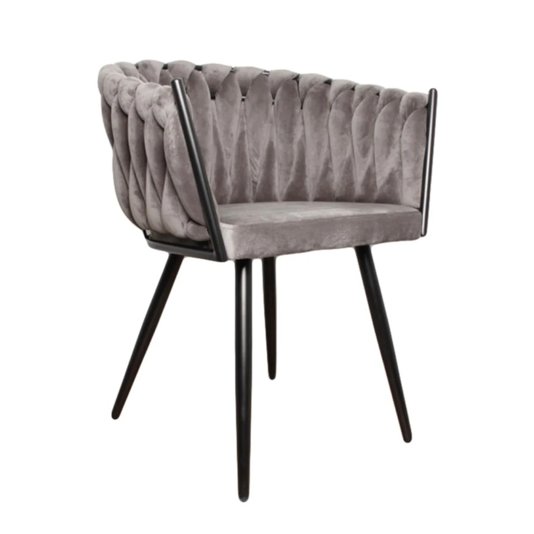 Eetkamerstoel  Wave grijs