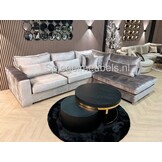 Hoekbank Croco Taupe