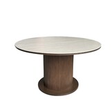 keramiek organische eettafel en salontafel