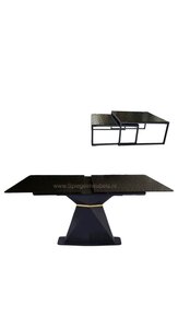 Keramische uitschuifbare Eettafel  en salontafel