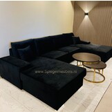 Yola croco u-bankstel zwart